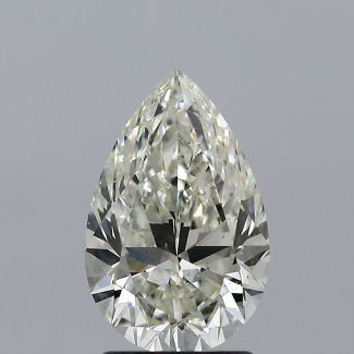 1.80 Carat Pear J SI1 - VG IGI Natural Diamond