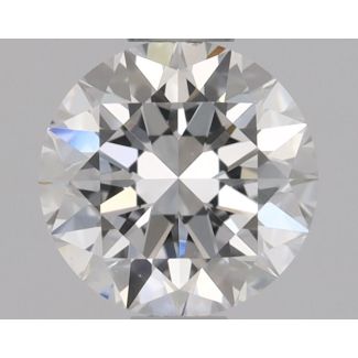 0.6 Carat Round D VS2 EX GIA Natural Diamond