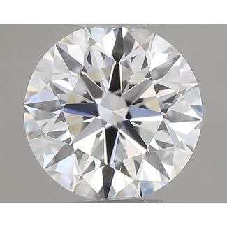 0.35 Carat Round F VVS1 EX GIA Natural Diamond