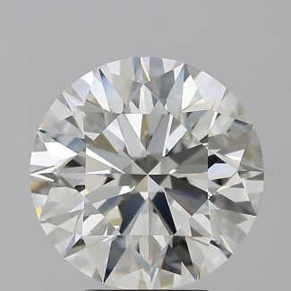 5.03 Carat Round H VVS2 EX HRD Natural Diamond