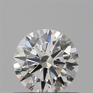 0.50 Carat Round H VS1 EX GIA Natural Diamond