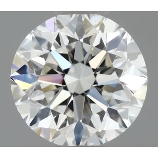 0.63 Carat Round H VVS2 VG GIA Natural Diamond