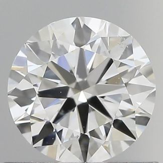 0.70 Carat Round G VS2 VG EX GIA Natural Diamond