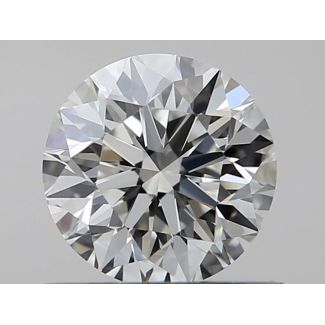 0.5 Carat Round I VVS2 EX GIA Natural Diamond