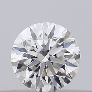 0.18 Carat Round G VVS2 EX VG GIA Natural Diamond