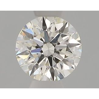 0.30 Carat Round H SI1 EX IGI Natural Diamond