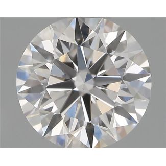 0.51 Carat Round E VS2 EX GIA Natural Diamond