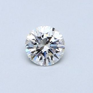 0.33 Carat Round E SI1 EX VG GIA Natural Diamond