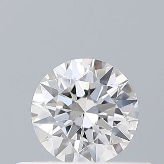 0.3 Carat Round D SI1 EX GIA Natural Diamond