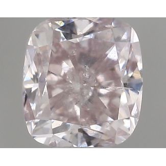 0.32 Carat Cushion Brilliant Fancy Light Brown Pink I2 - VG GD GIA Natural Diamond