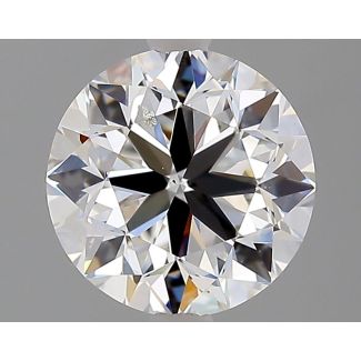 2.01 Carat Round F SI2 VG EX GIA Natural Diamond