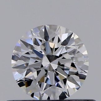 0.40 Carat Round D VS1 EX GIA Natural Diamond