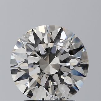 2.01 Carat Round F SI2 EX GIA Natural Diamond