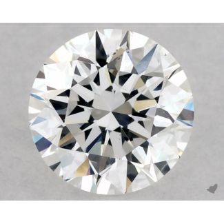 0.4 Carat Round F SI2 EX VG GIA Natural Diamond