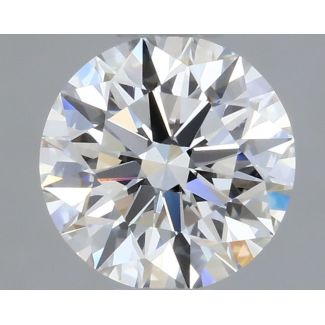 0.4 Carat Round F VS1 EX GIA Natural Diamond