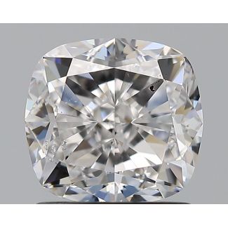 1.5 Carat Cushion Brilliant D SI1 - EX GIA Natural Diamond