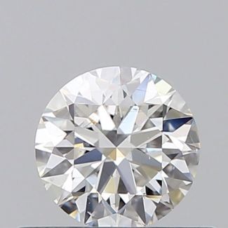 0.45 Carat Round F VS2 EX VG GIA Natural Diamond