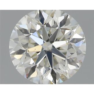 0.70 Carat Round H SI1 VG EX IGI Natural Diamond