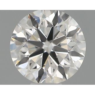 0.35 Carat Round E VS2 EX IGI Natural Diamond