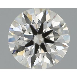 0.4 Carat Round H VS1 EX IGI Natural Diamond