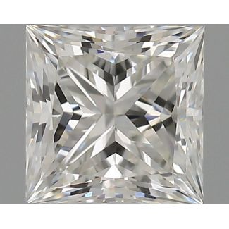 0.33 Carat Princess H VVS2 - EX VG GIA Natural Diamond