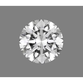 0.37 Carat Round F VVS1 EX GIA Natural Diamond