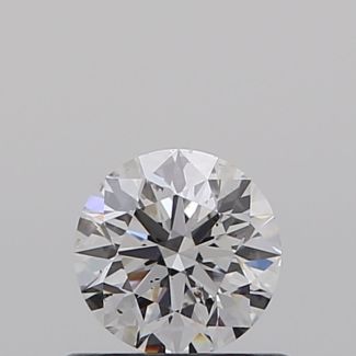 0.50 Carat Round D SI1 EX GIA Natural Diamond