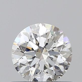 0.50 Carat Round G SI1 VG EX GIA Natural Diamond