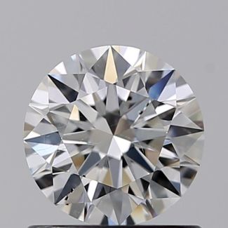 0.72 Carat Round F SI2 EX GIA Natural Diamond