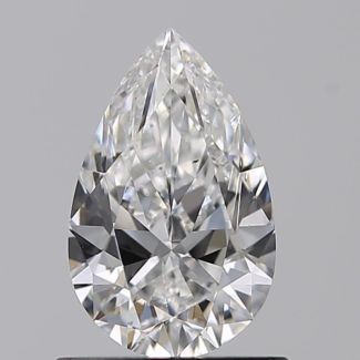 0.71 Carat Pear E VS2 - EX VG GIA Natural Diamond