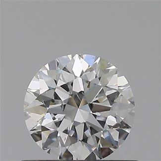 0.50 Carat Round E SI1 EX VG GIA Natural Diamond