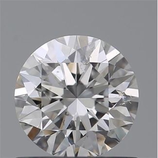 0.62 Carat Round G SI2 EX GIA Natural Diamond