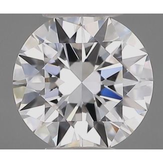 0.49 Carat Round E VVS2 EX GIA Natural Diamond