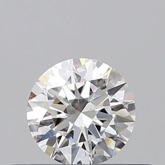 0.32 Carat Round E SI1 EX GIA Natural Diamond