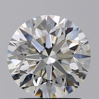 1.50 Carat Round I VS2 EX GIA Natural Diamond