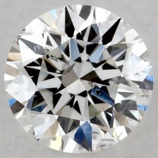 0.24 Carat Round F SI2 EX GIA Natural Diamond