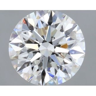 0.41 Carat Round F VS1 EX GIA Natural Diamond