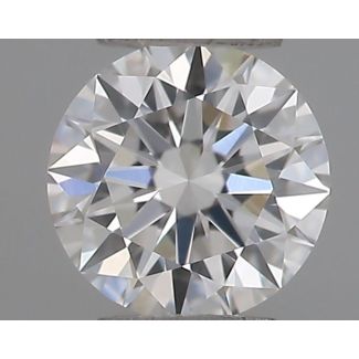 0.23 Carat Round F VS1 EX GIA Natural Diamond