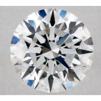 0.38 Carat Round D VS1 EX GIA Natural Diamond