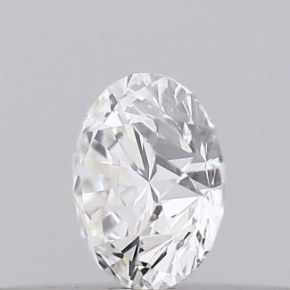 0.18 Carat Round F VVS2 EX GIA Natural Diamond