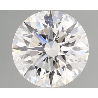 0.56 Carat Round D SI1 EX GIA Natural Diamond