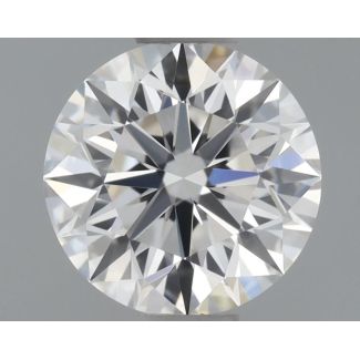 0.6 Carat Round E VVS1 EX GIA Natural Diamond