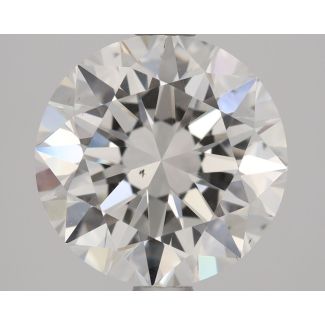 2.01 Carat Round H VS2 EX GIA Natural Diamond