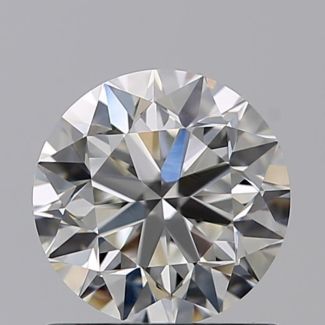 0.90 Carat Round H VS1 VG EX GIA Natural Diamond