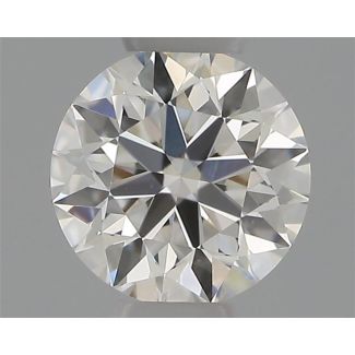 0.30 Carat Round F VS1 EX VG GIA Natural Diamond