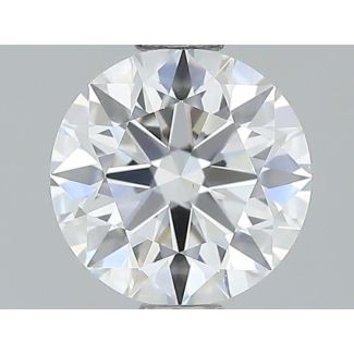 0.91 Carat Round F VS1 EX GIA Natural Diamond