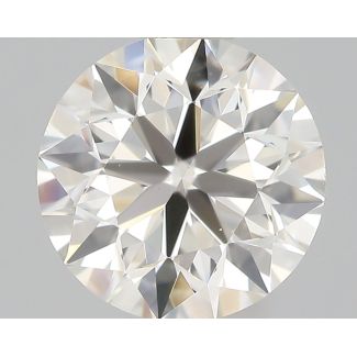 0.73 Carat Round H VS1 EX IGI Natural Diamond