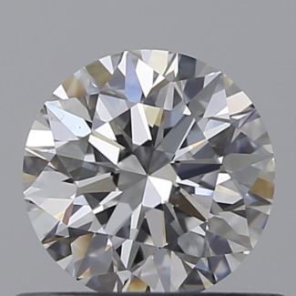 0.51 Carat Round E VS2 EX GIA Natural Diamond