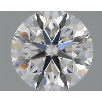 0.50 Carat Round E SI1 EX GIA Natural Diamond