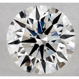 0.33 Carat Round F VVS2 EX GIA Natural Diamond